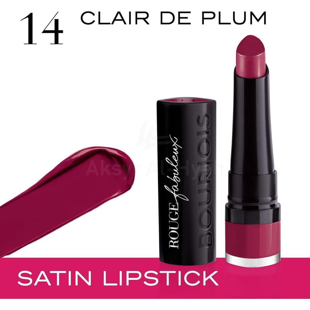 BJS FABULEUX LIPSTICK 14 CLAIR DE PLUM 2.3G