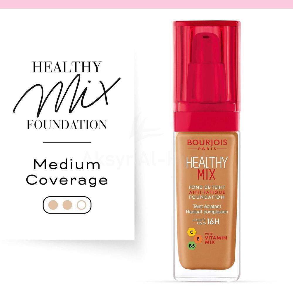 BJS HEALTHY MIX 16H FOUNDATION 58 CARAMEL 30ML 2