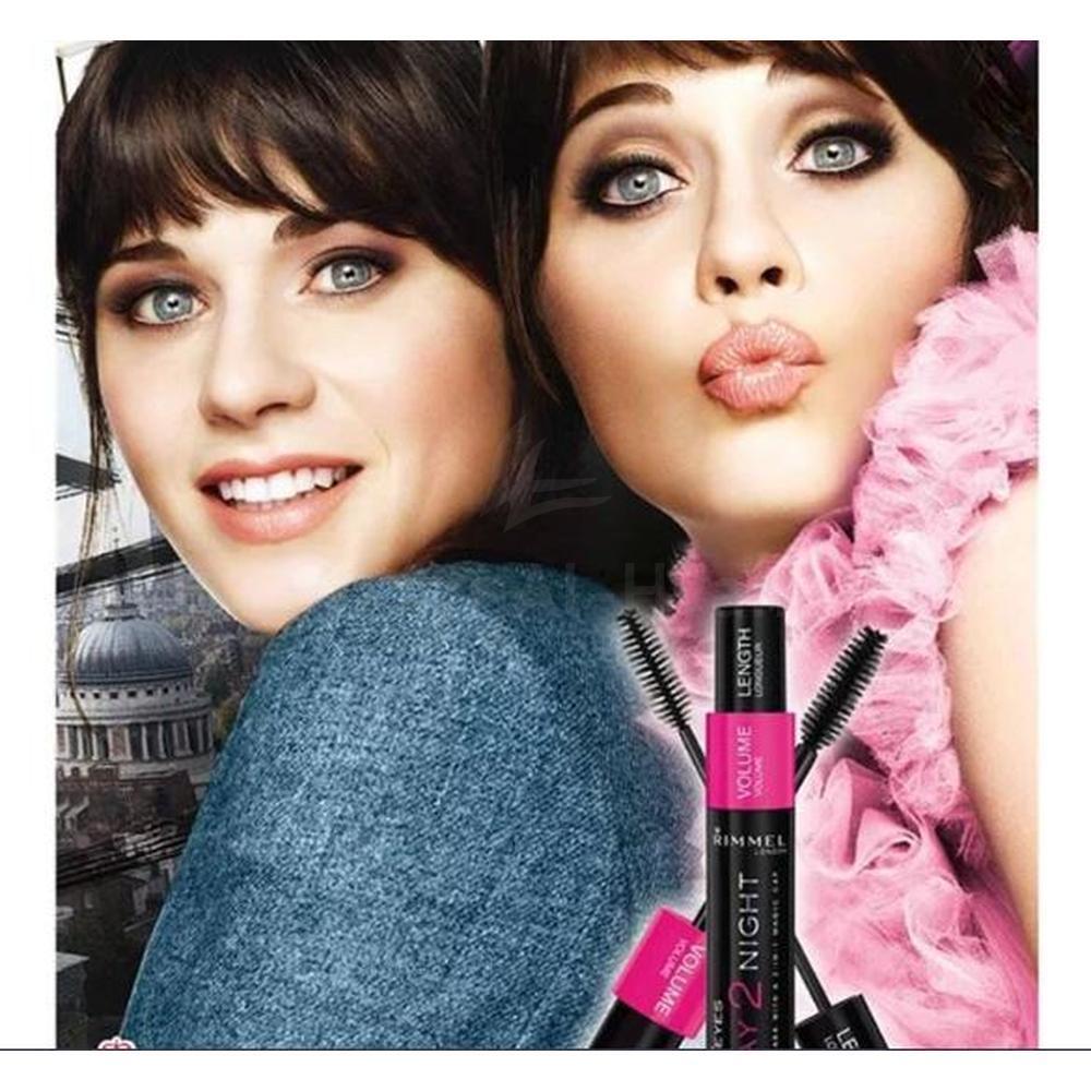 RML GLAM'EYES DAY 2 NIGHT MASCARA 001 BLACK 9.5ML 4