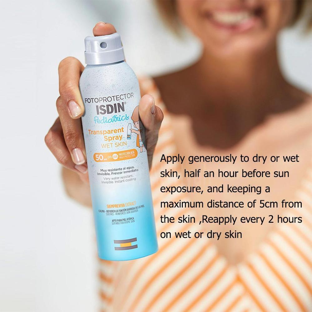 ISDIN FOTOPROTECTOR PEDIA.SPF50+ WET TRANS.SPRAY #ISD056 3