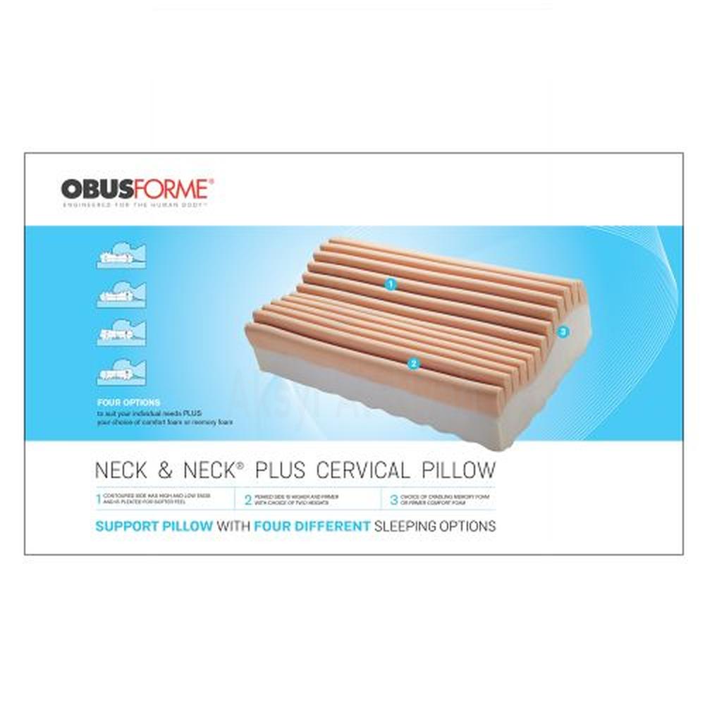 OBUSFORME NECK & NECK PLUS CERVICAL PILLOW
