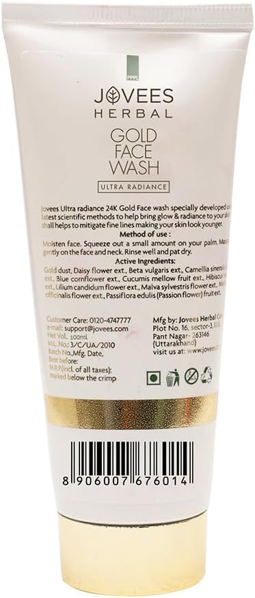 JOVEES GOLD FACE WASH 100ML #6038 1