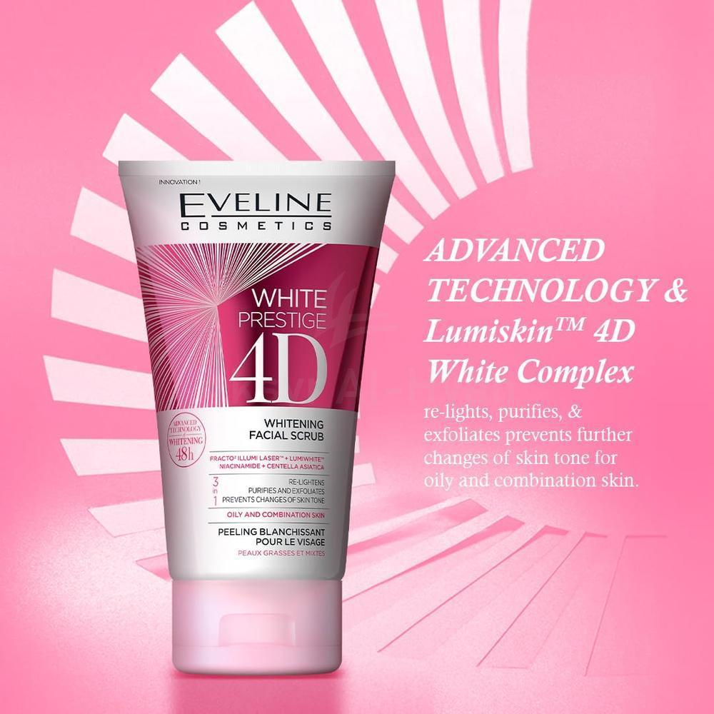 EVELINE WHIT.PRESTIGE4D FACIAL SCRUB 150ML#5691