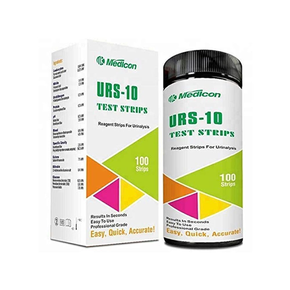 MEDICON URS-10 URINE TEST STRIPS 100'S