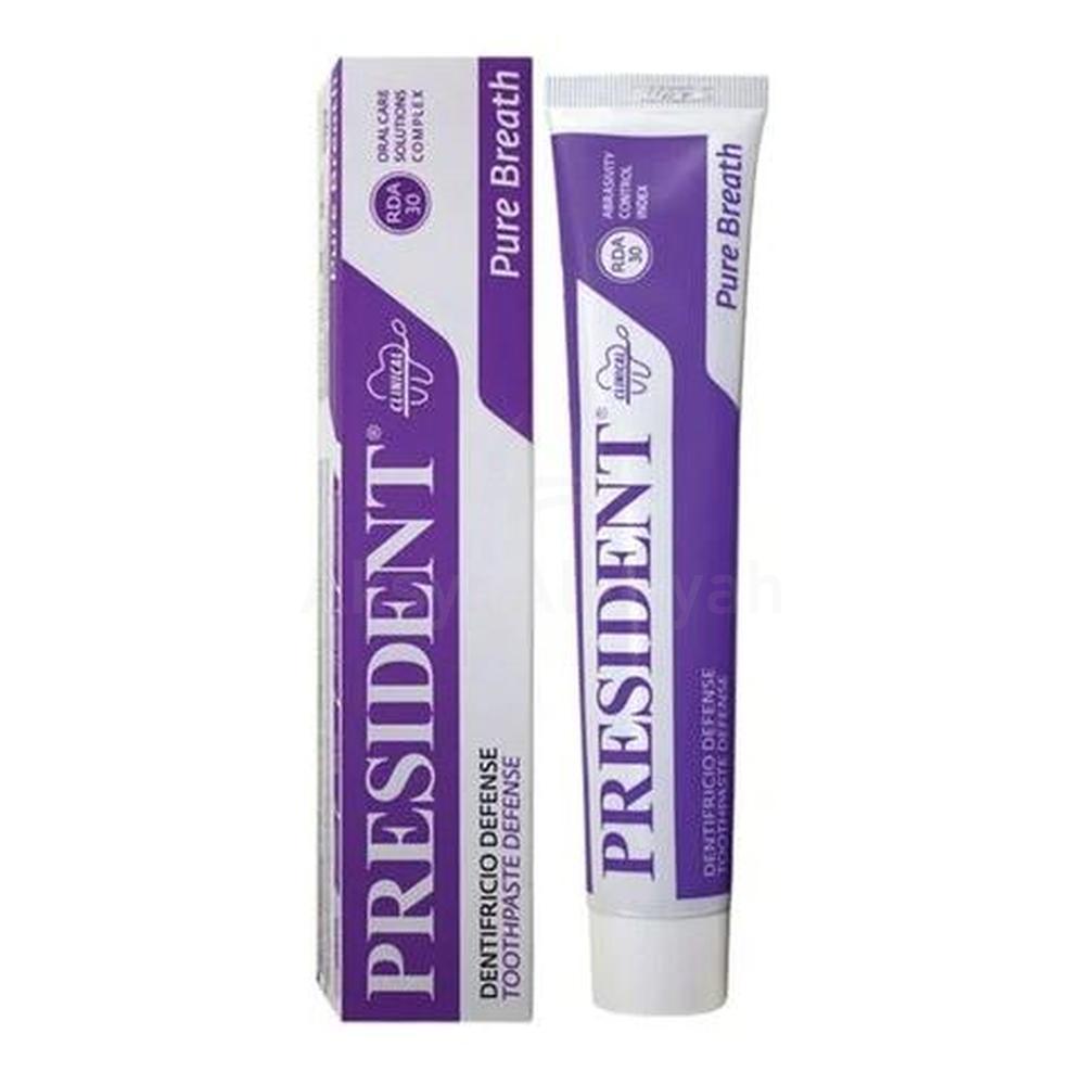 PRESIDENT PURE BREATH DEFENCE T/PASTE 75ML