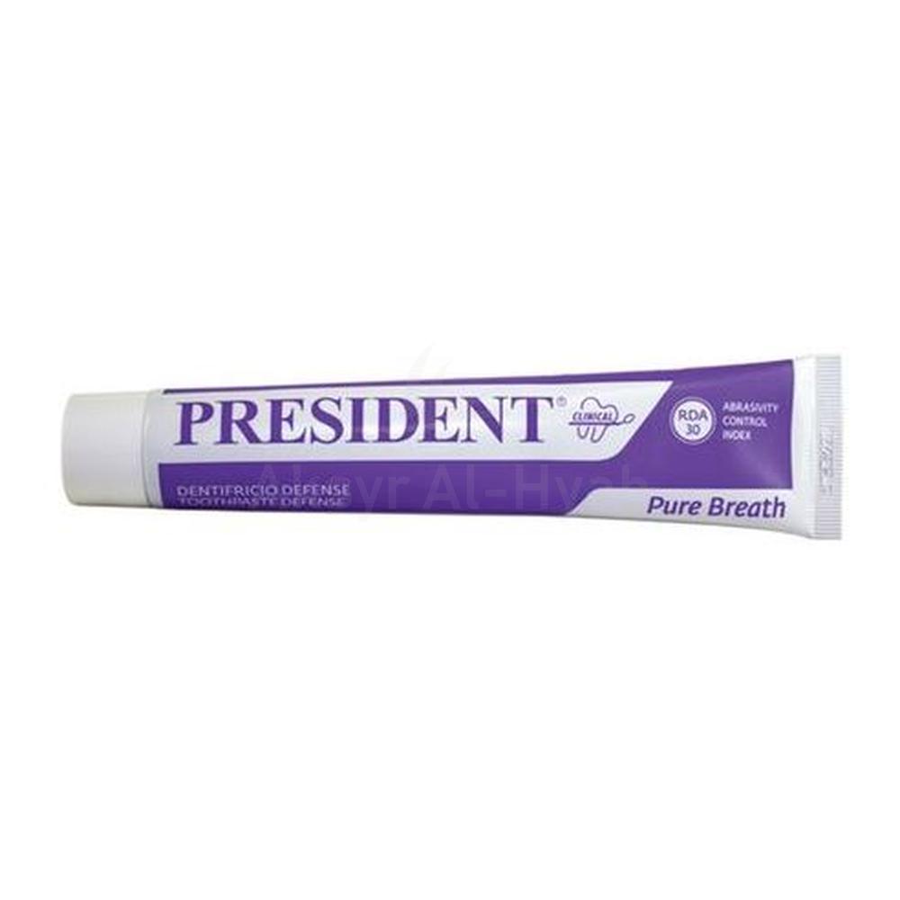 PRESIDENT PURE BREATH DEFENCE T/PASTE 75ML