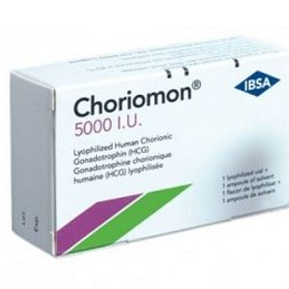 CHORIOMON 5000IU INJ 3 AMPOULES