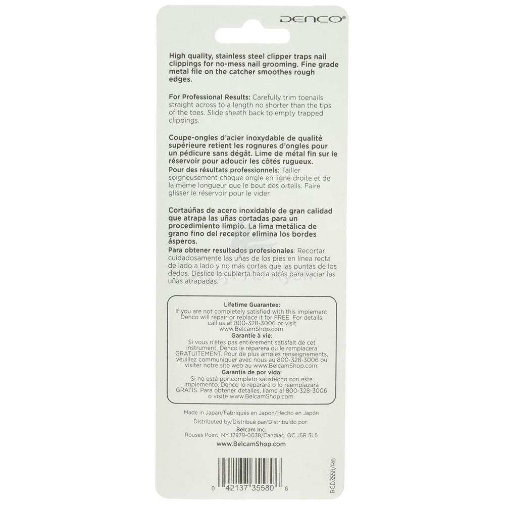 DENCO (3558)STAINLESS STEEL TOENAIL CLIPPER 2