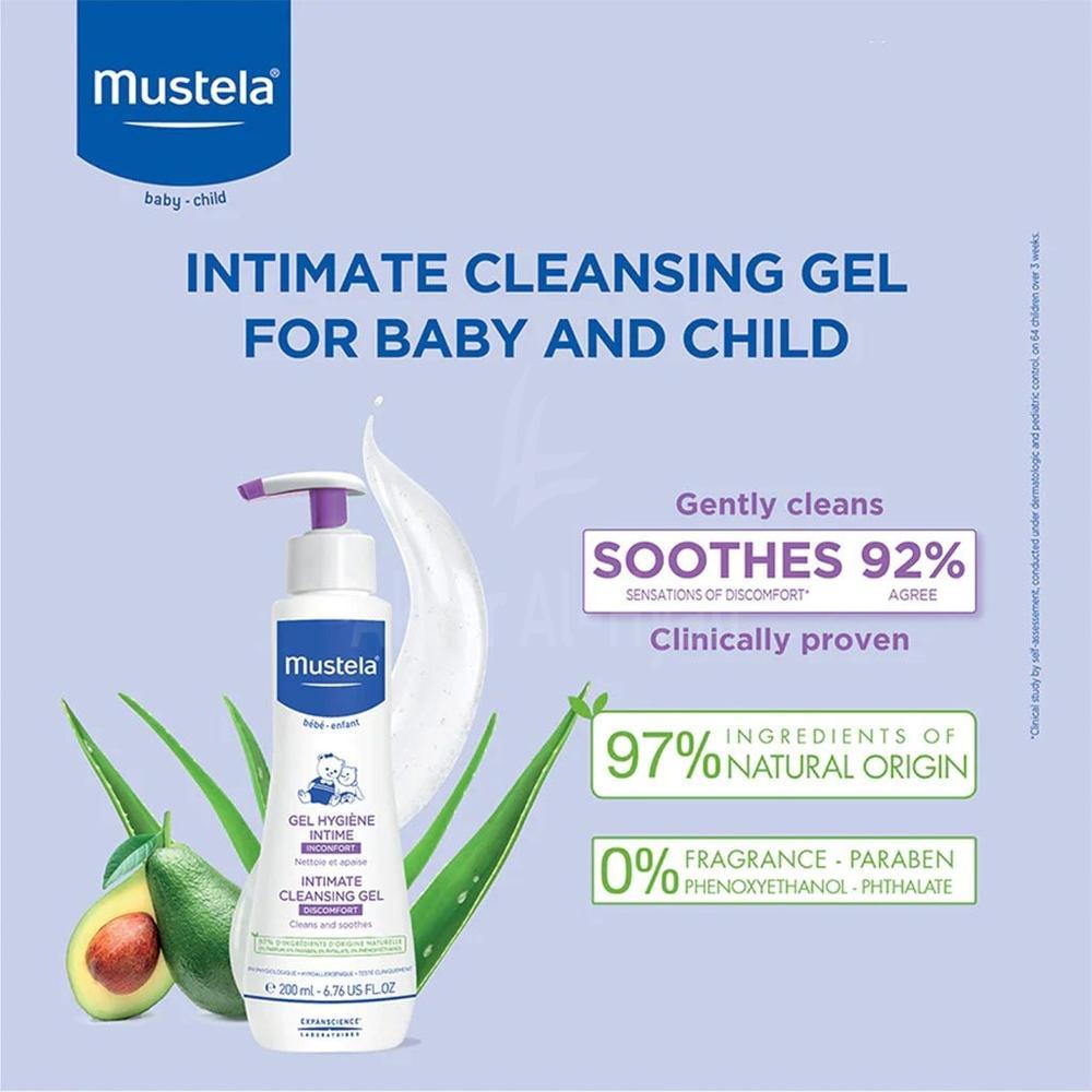MUSTELA INTIMATE CLEANSING GEL 200ML #55646 7