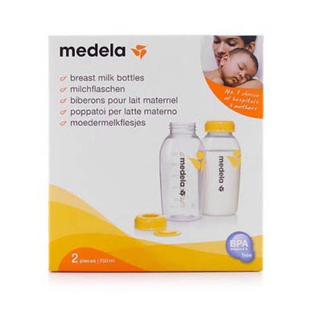 MEDELA BREAST MILK BOTTLES 250ML 2'S(15533) 5