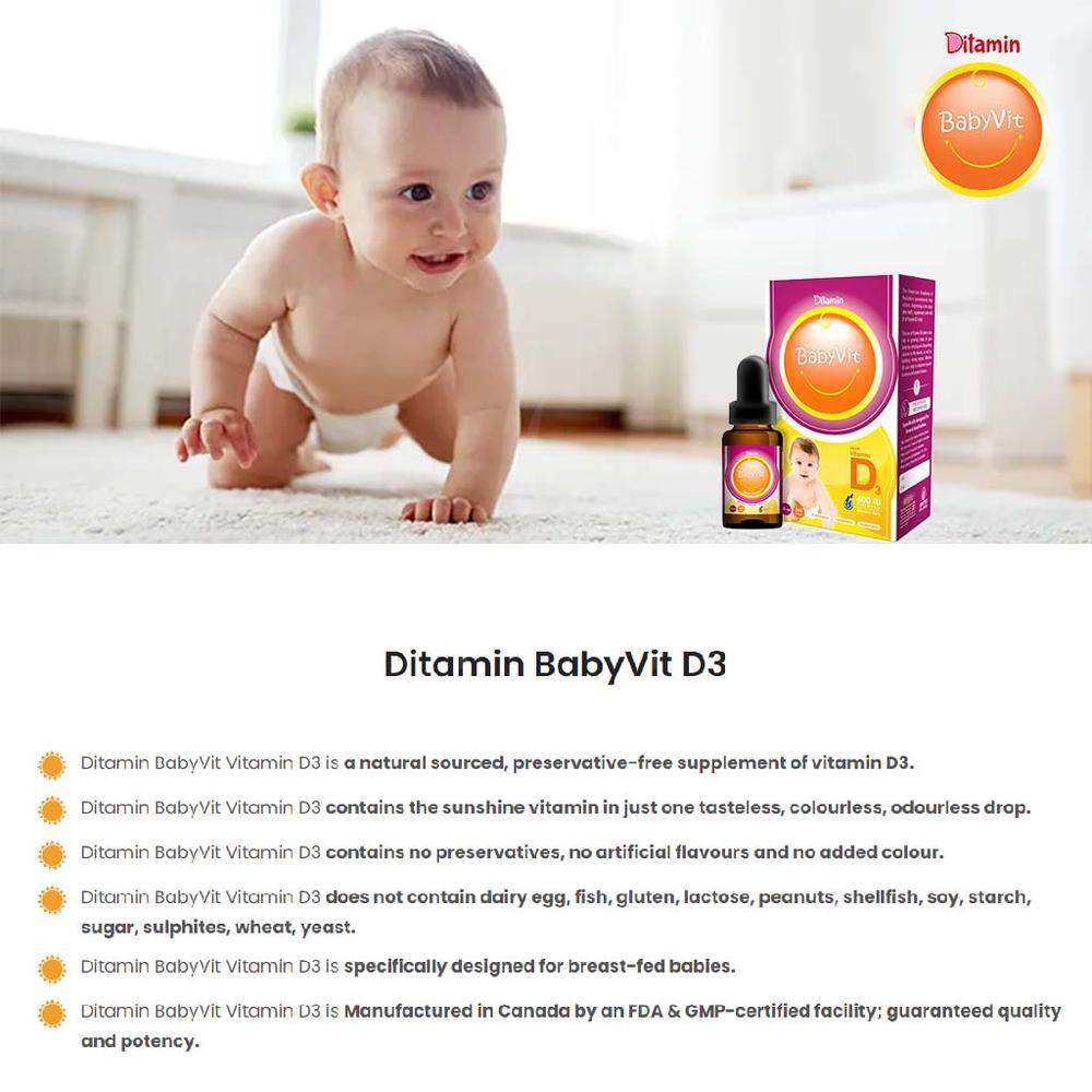 DITAMIN BABYVIT D3 400 IU 10ML 1
