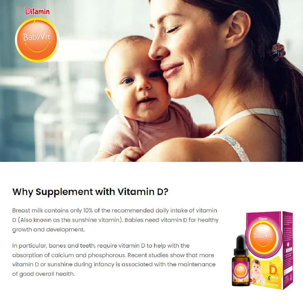 DITAMIN BABYVIT D3 400 IU 10ML 2