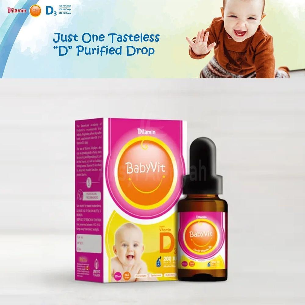 DITAMIN BABYVIT D3 400 IU 10ML 3