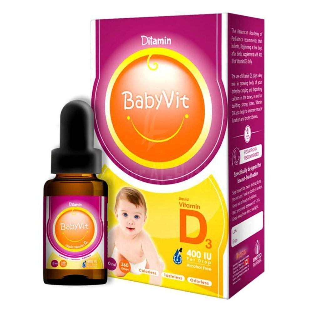 DITAMIN BABYVIT D3 400 IU 10ML 5