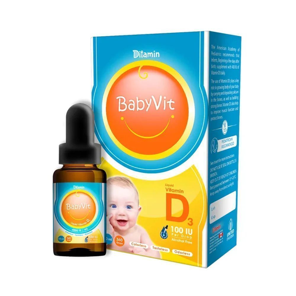 DITAMIN BABYVIT D3 100 IU 10ML