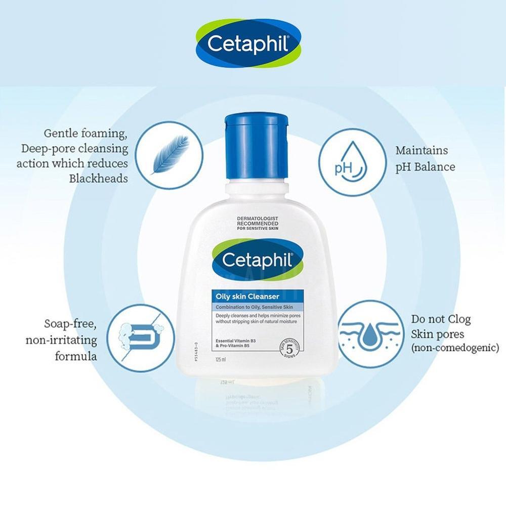 CETAPHIL OILY SKIN CLEANSER 125ML