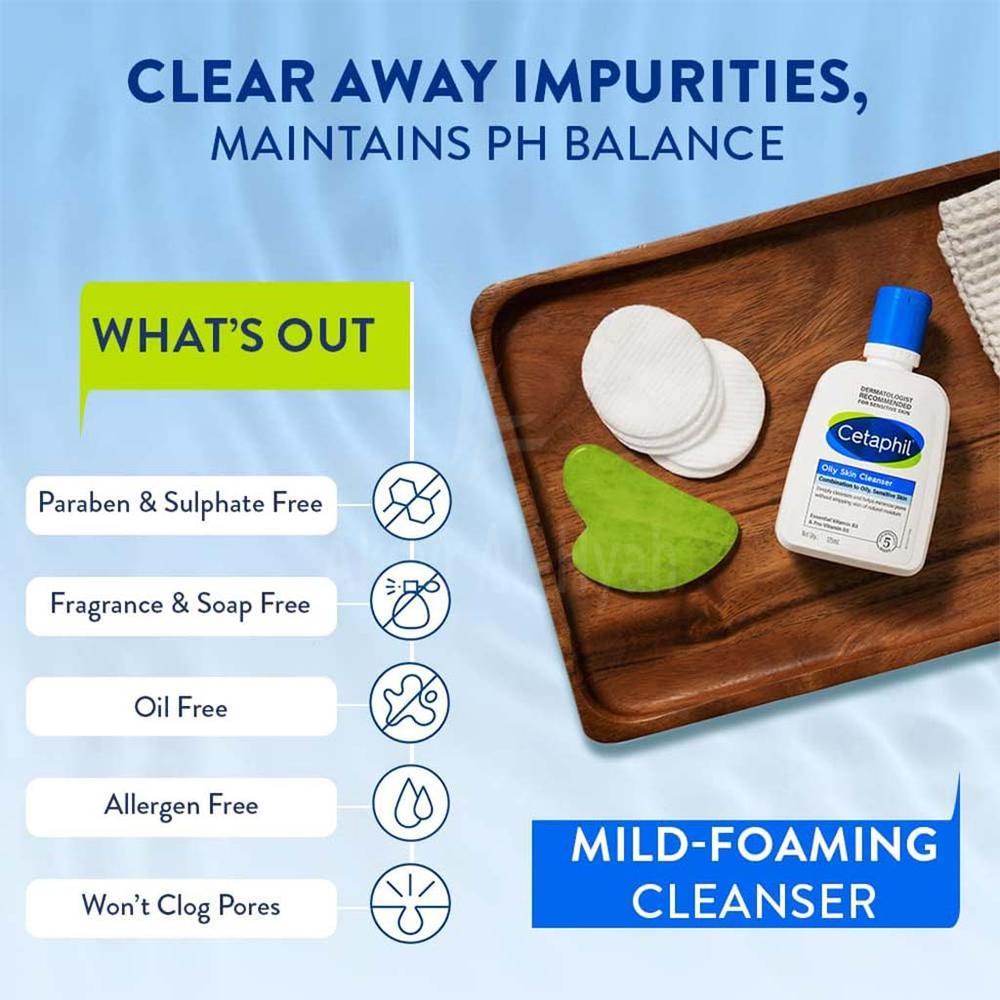 CETAPHIL OILY SKIN CLEANSER 125ML 1