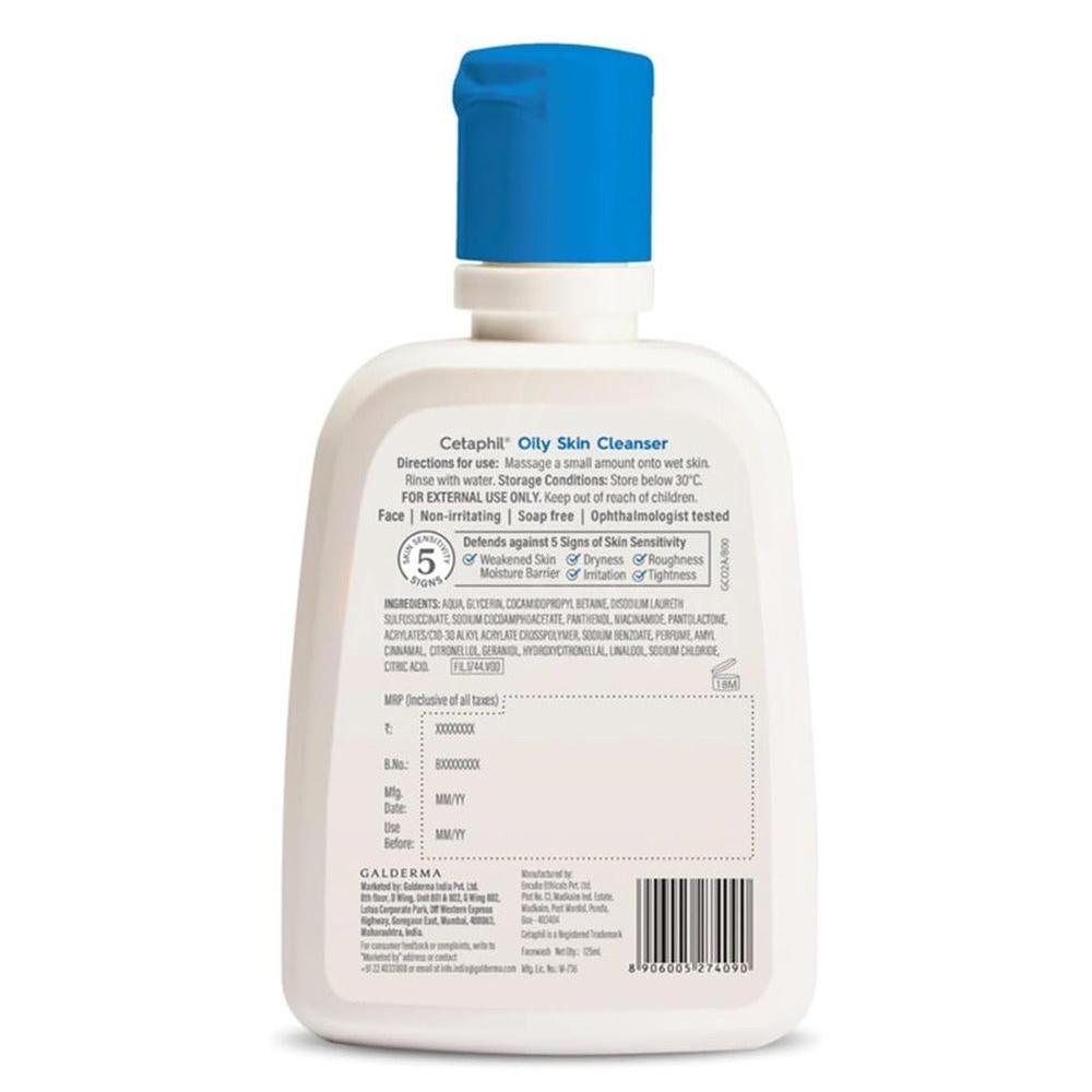 CETAPHIL OILY SKIN CLEANSER 125ML 3