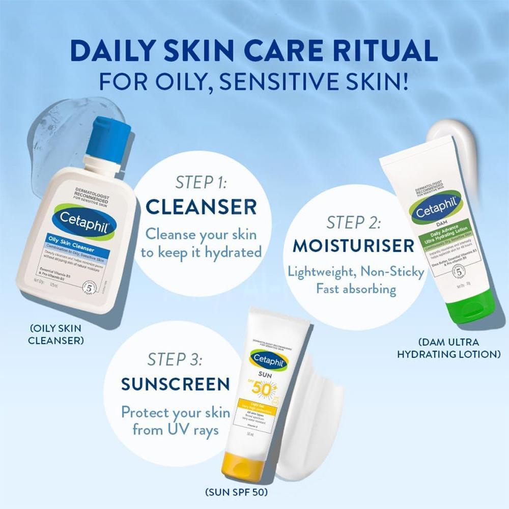 CETAPHIL OILY SKIN CLEANSER 125ML 6
