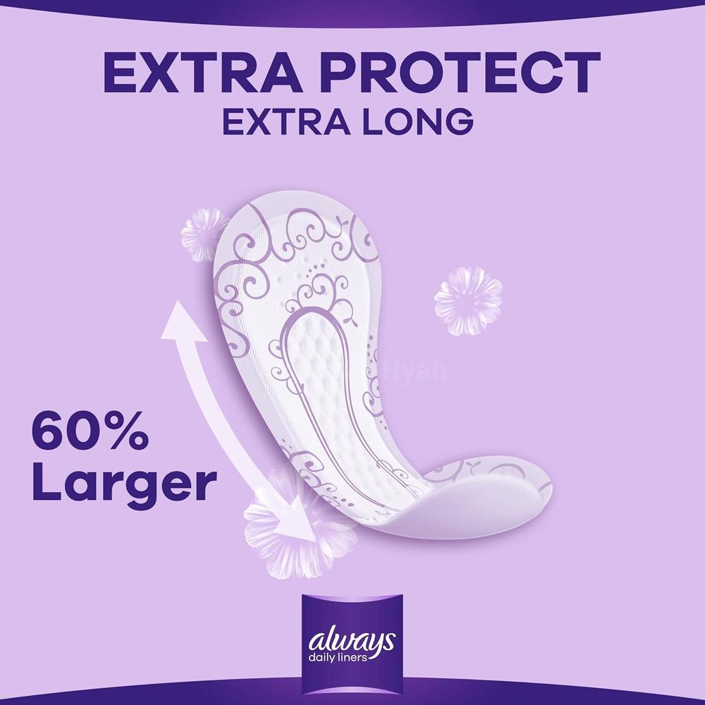 ALWAYS FP LINERS EXTRA PROTECT LARGE 48+20=68'S 1