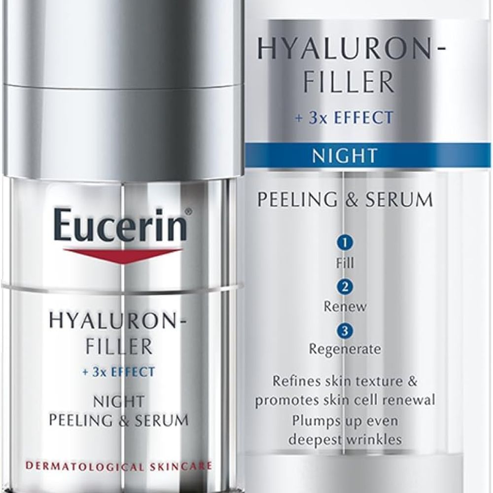 EUCERIN HYALURON FILLER NIGHT PEELING & SERUM 30ML#89774 5