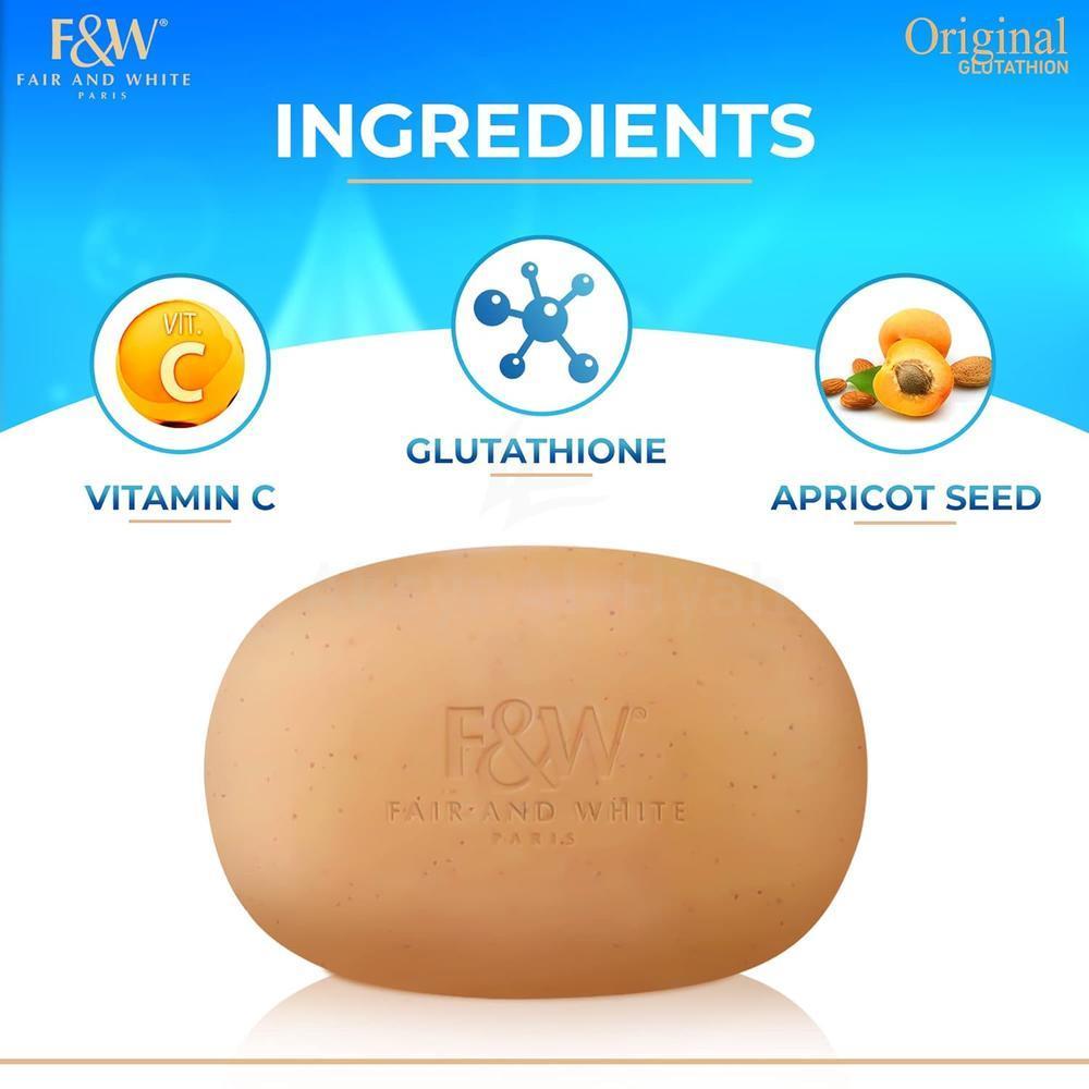 F&W ORIGINAL GLUTATHION & VITAMIN C SOAP 200GM 3