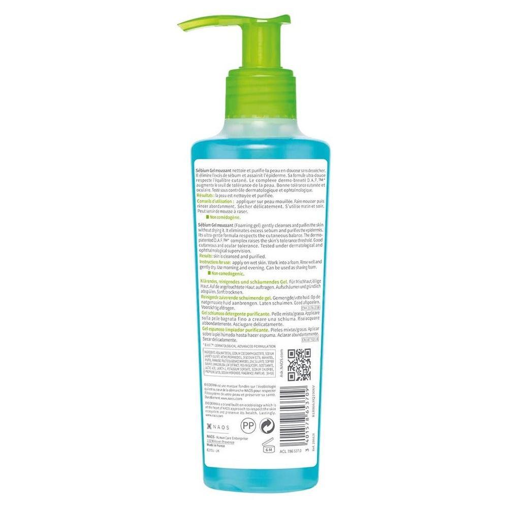 BIODERMA SEBIUM MOUSSANT FOAMING GEL 200 ML #BIO74 1