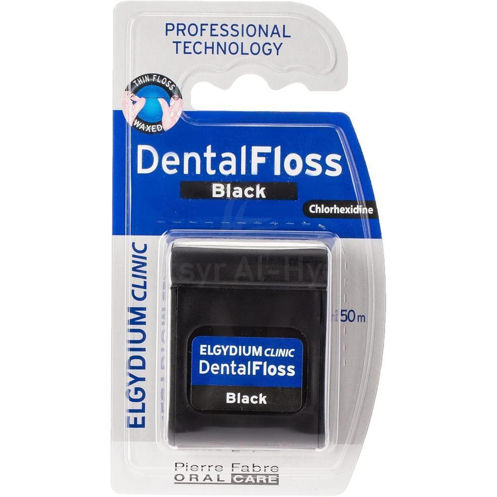 ELGYDIUM DENTAL FLOSS-CHLORHEXIDINE BLACK