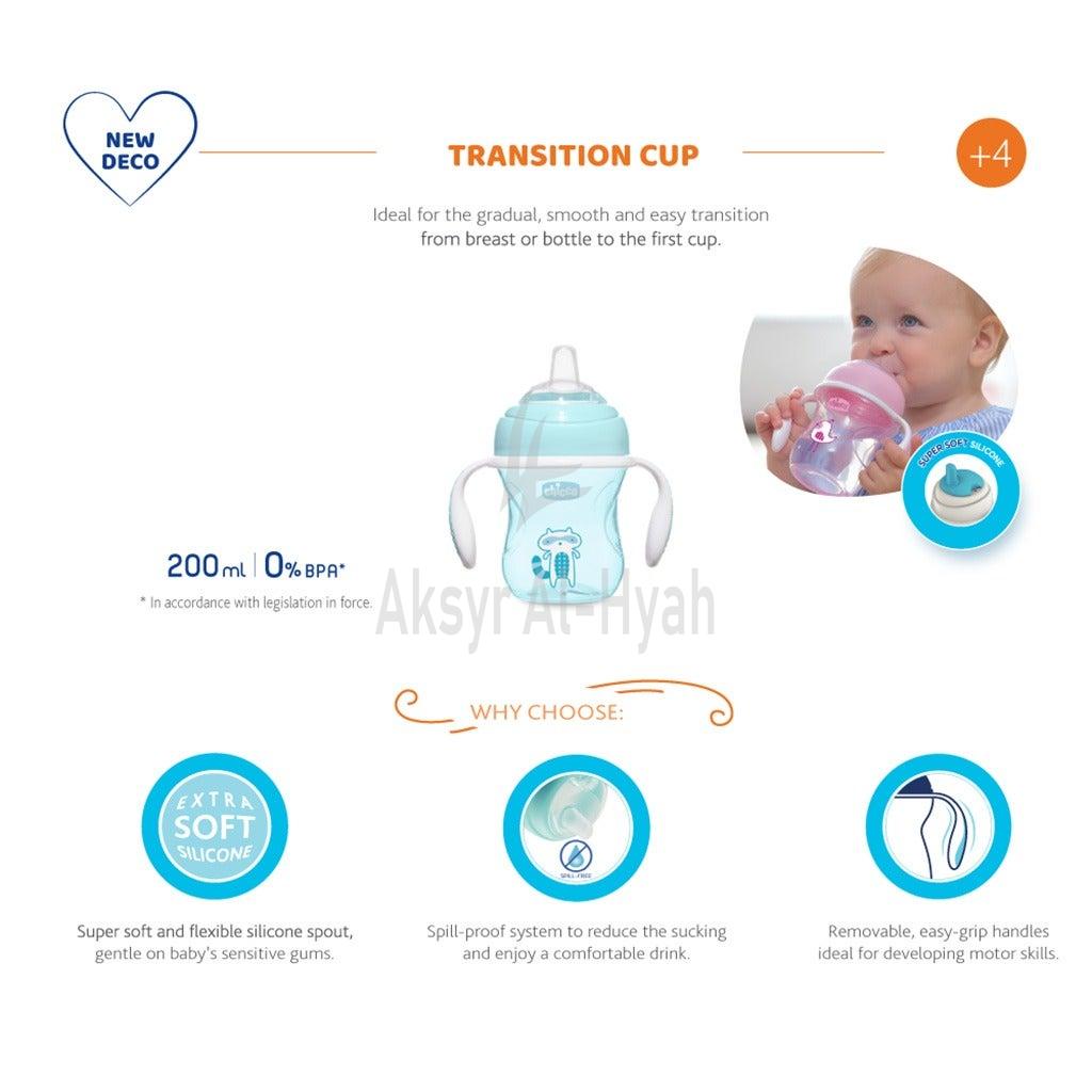 CHICCO TRANSITION  CUP BLUE 4M+ BOY 1'S# 691120 5