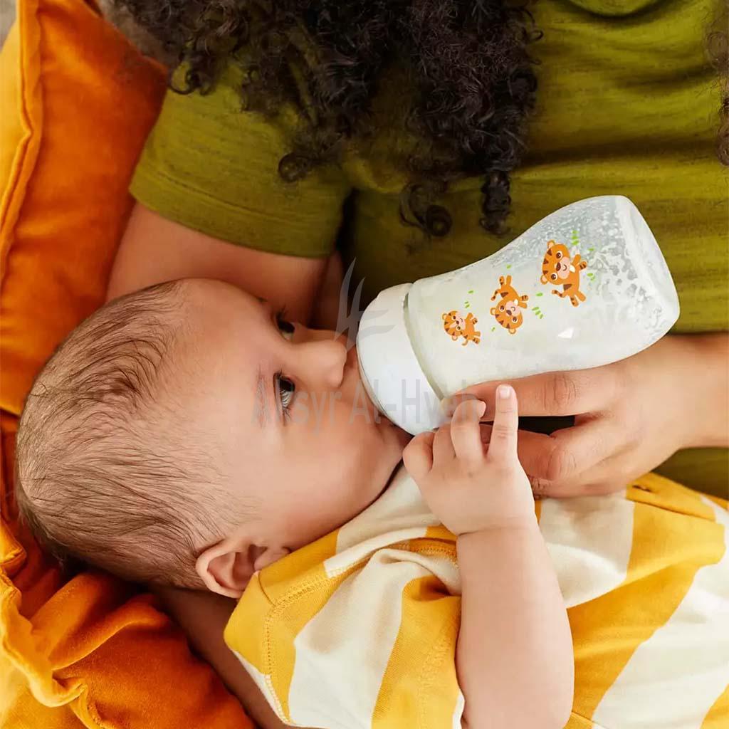 AVENT NATURAL FEEDING BOTTLE 1M+ 260ML(P) SCF070/20 #PA463 1