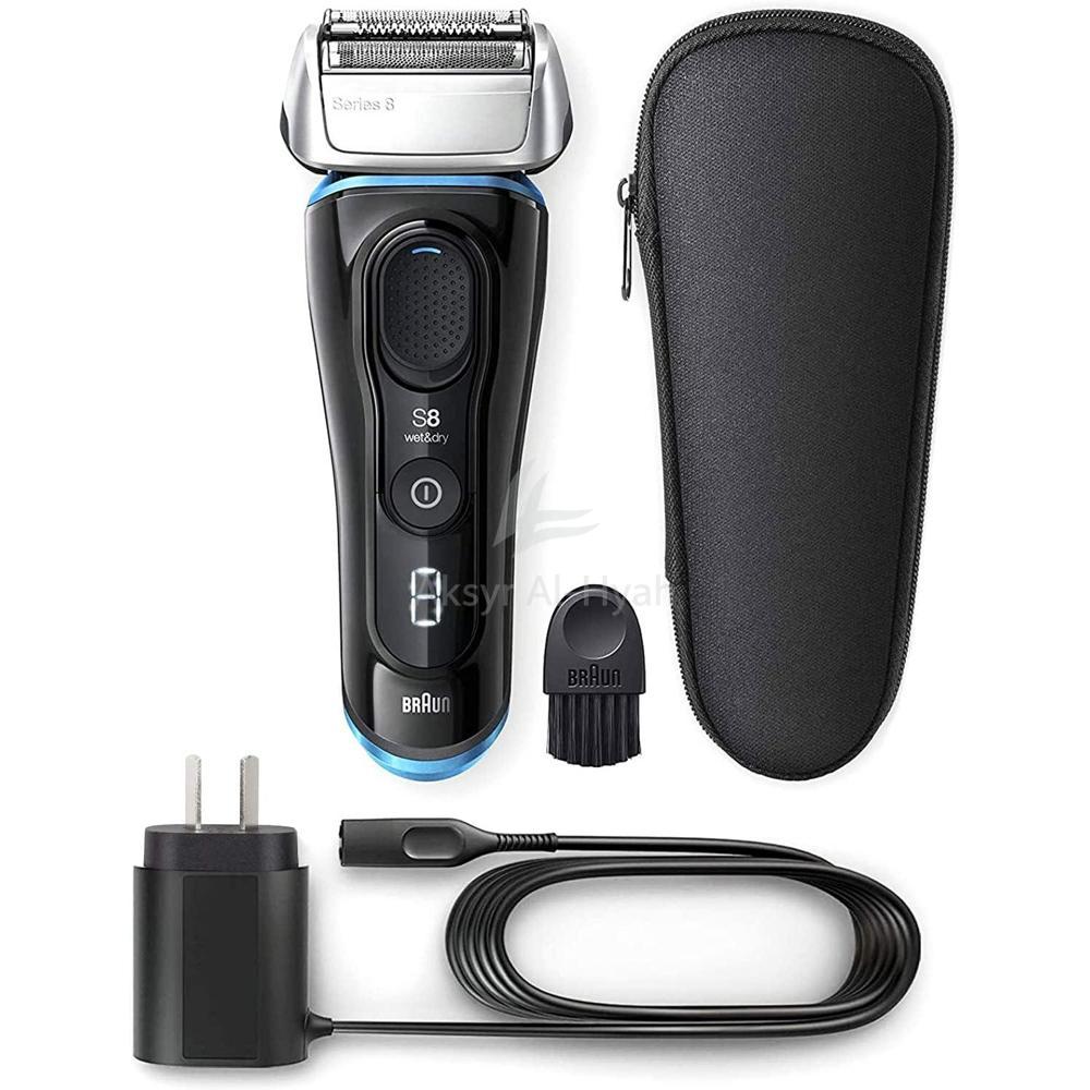 BRAUN 8325S SERIES 8 SHAVER W&D BLK/BLU 2