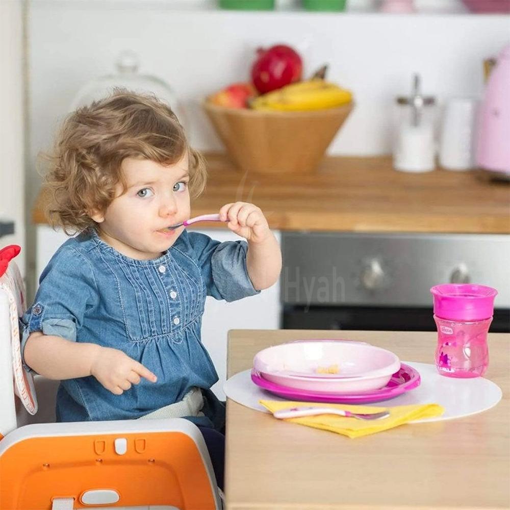 CHICCO BABY WEANING SET 12M+ GIRL #162011 4