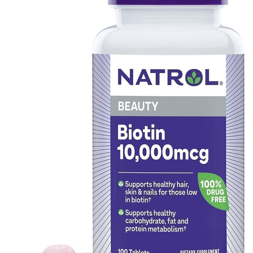 NATROL BIOTIN 10000MCG TAB 100"S