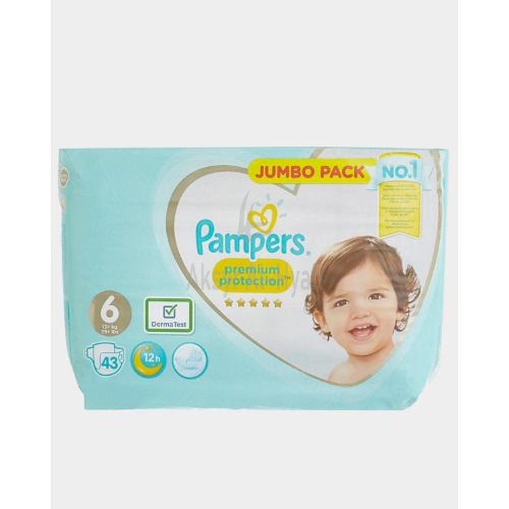 PAMPERS PC DIAPERS S6  13KG 43'S