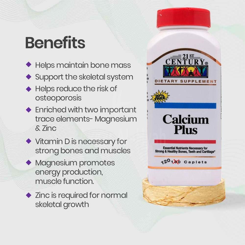21 CH CALCIUM PLUS  TAB 120'S 1