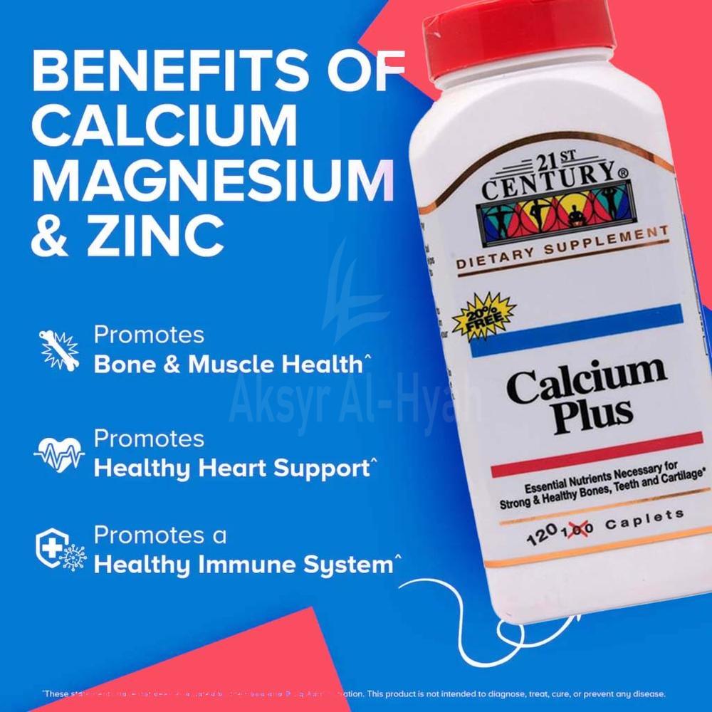 21 CH CALCIUM PLUS  TAB 120'S 4