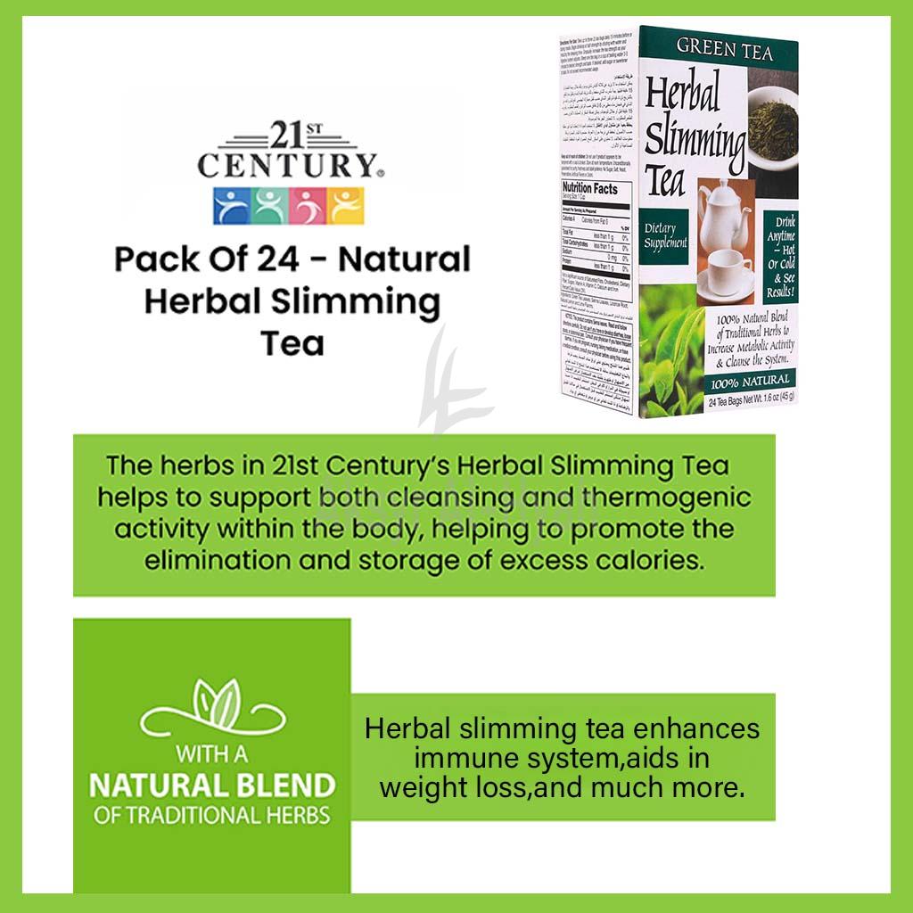 21 CH SLIMMING TEA GREEN TEA 24'S #62747 7