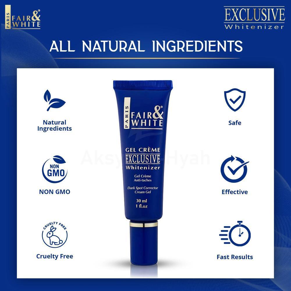F&W EXCLUSIVE WHITENIZER VIT C CREAM GEL 30ML