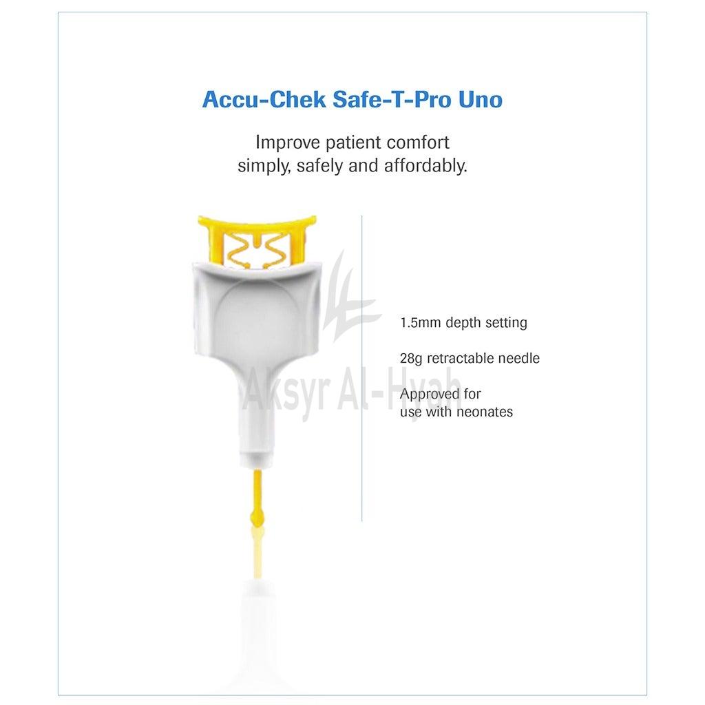 ACCU CHEK SAFE T PRO UNO LANCETS 200'S #44211 2