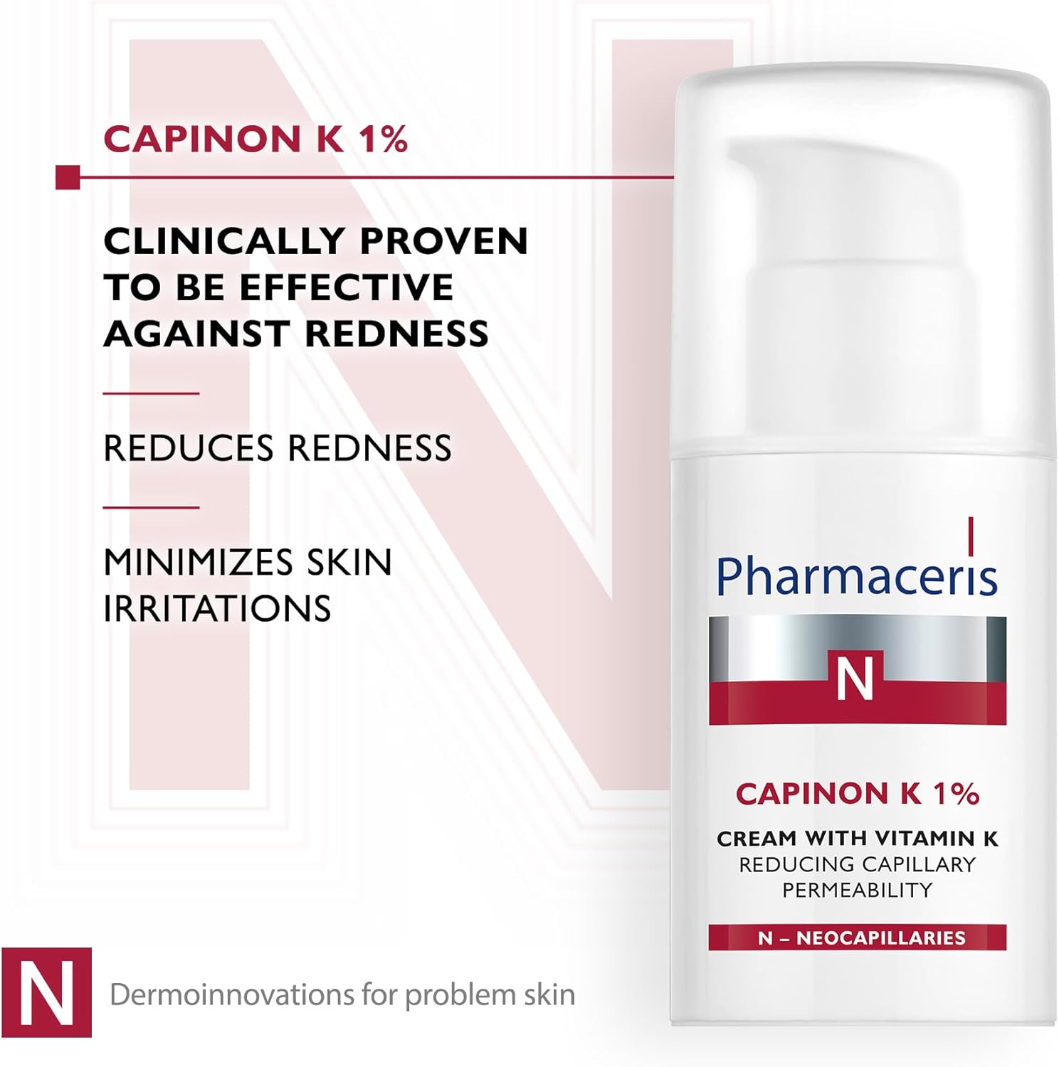 PH.ERIS NEOCAPILLARIES CAPINON K 1% CREAM 30ML #10108 3