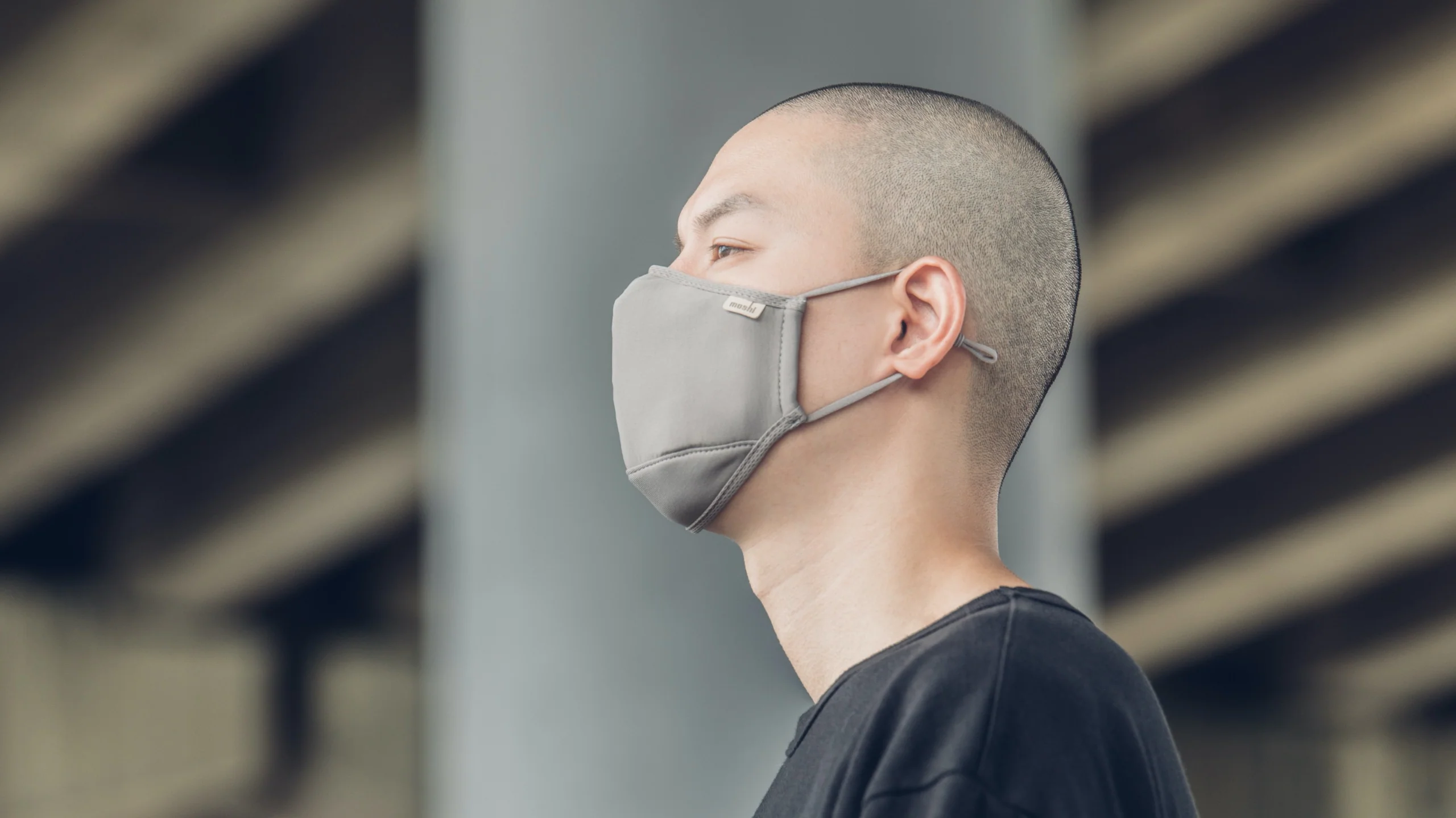 MOSHI OMNI GUARD MASK GREY [L]