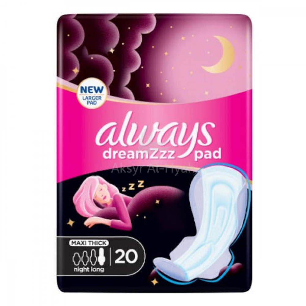 ALWAYS DREAMZ NIGHT NEW PADS 20'S 2X10(PINK)