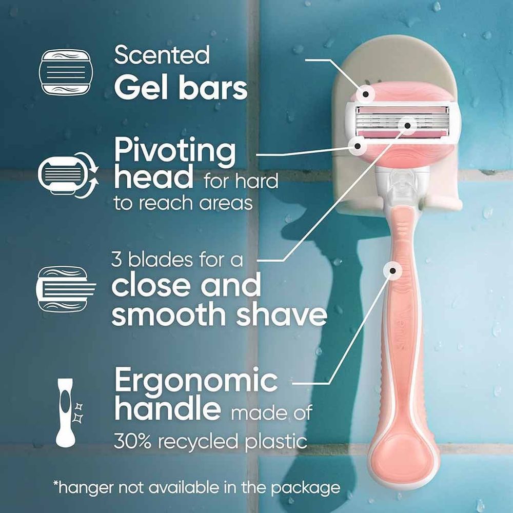 GILLETTE VENUS COMFORTGLIDE SPA BRZ 2 IN 1 RAZOR 1+2'S #1000 4