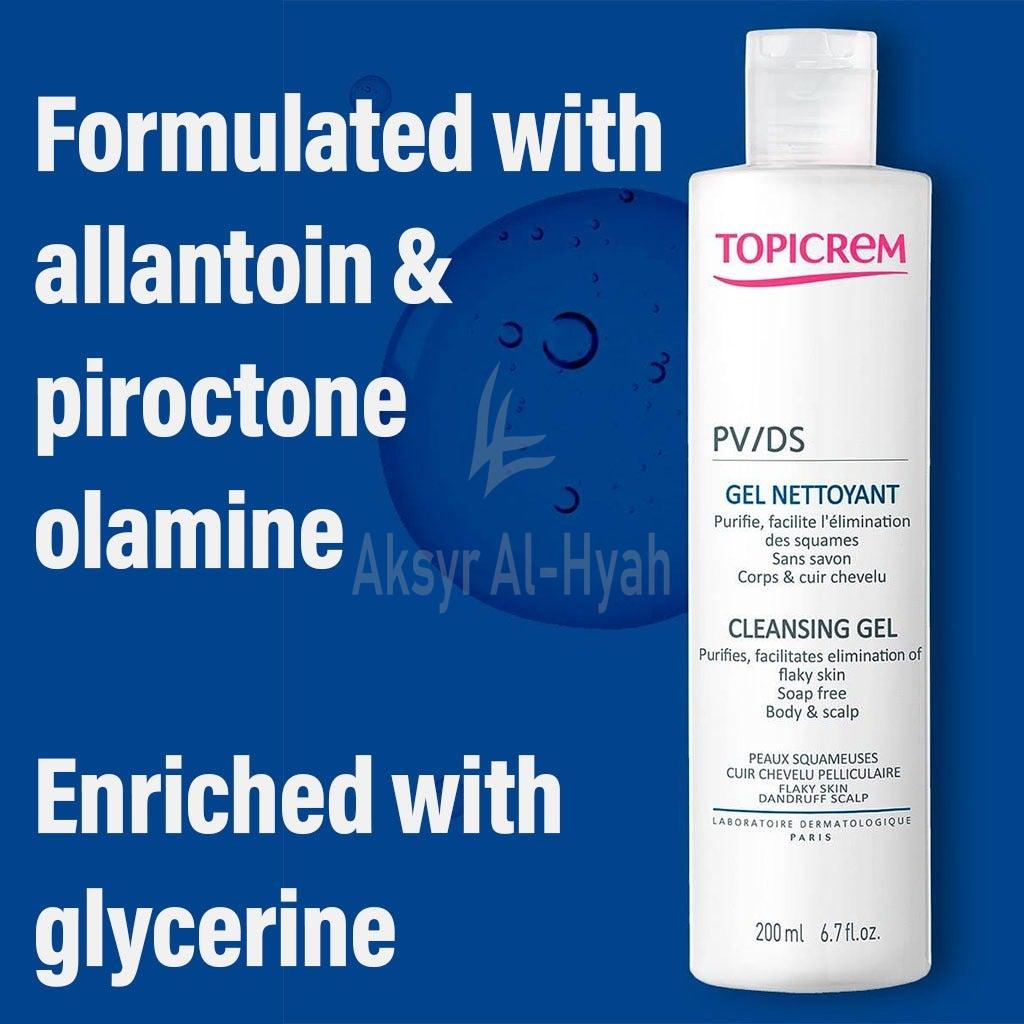 TOPICREM PV/DS CLEANSING GEL 200ML #48532 3