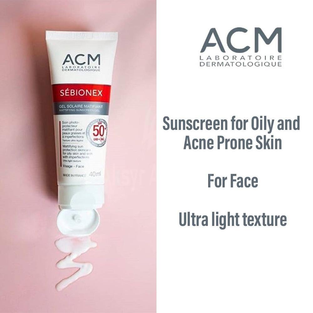 ACM SEBIONEX MATTIFYING SUNSCREEN GEL SPF50 40ML #17673 3