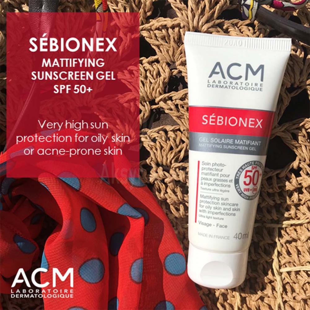 ACM SEBIONEX MATTIFYING SUNSCREEN GEL SPF50 40ML #17673 4
