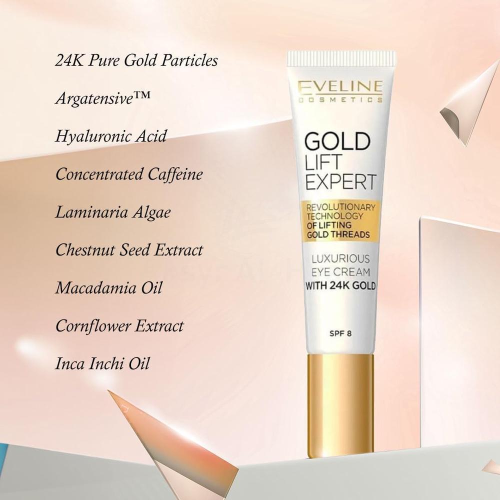 EVELINE GOLD LIFT EXPERT EYE CREAM 15ML(1975) 3