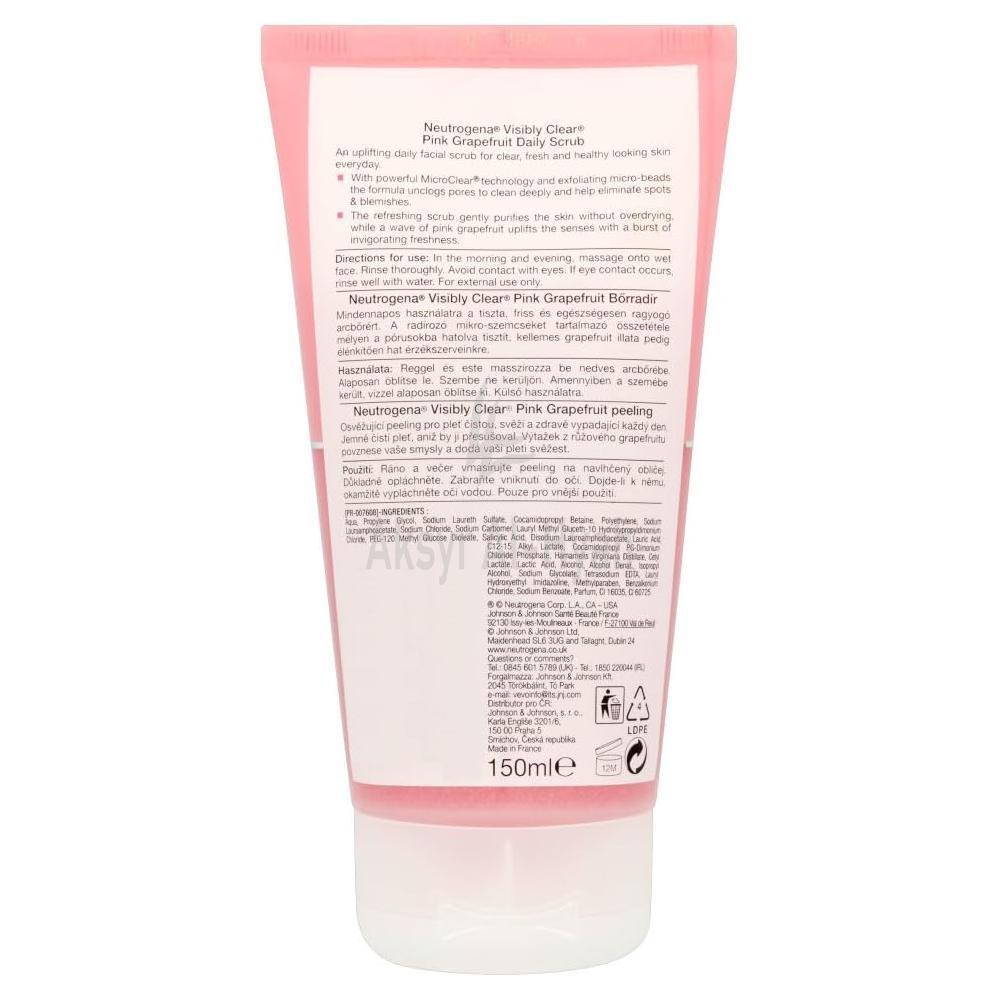 NEUT. FRESH&CLEAR PINK GRAPEFRUIT SCRUB 150ML 1