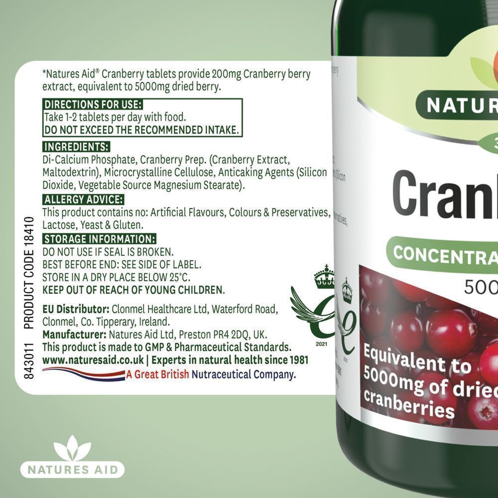 NAT-AID CRANBERRY 5000MG 30'S 1