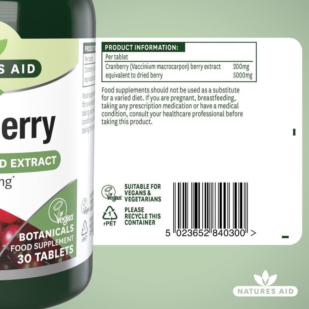 NAT-AID CRANBERRY 5000MG 30'S 5
